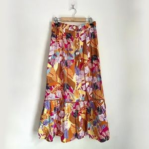 Boho Ankle Length Skirt